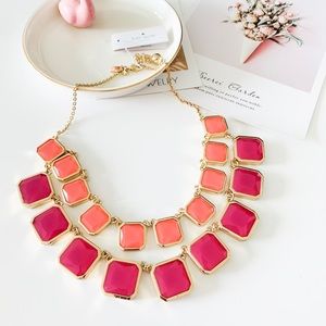 Kate Spade Rose Stone Statement Necklace
